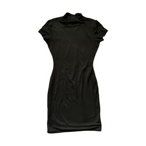Black mini dress